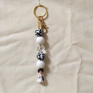 Princess Leia Beaded Keychain, Bag Charm - Star Wars - Handcrafted
